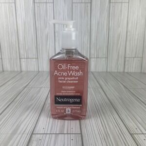 Neutrogena Oil-Free Acne Wash Pink Grapefruit Facial Cleanser 6 Fl Oz Exp 6/19